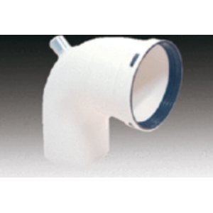 Savuhormin kulmakulma 90° 80MF C/ISP.PPS